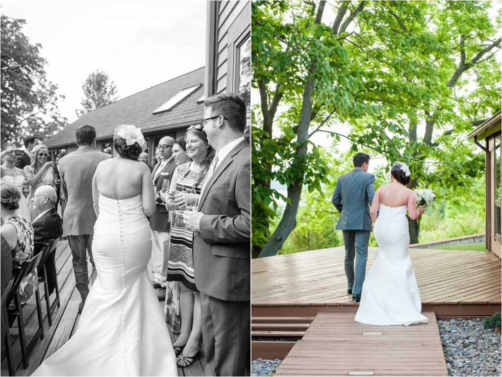 Seneca Lake NY Vineyard Wedding ceremony photos