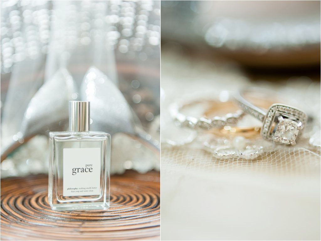 The John Marshall Ballroom wedding detail perfume and wedding ring Photo