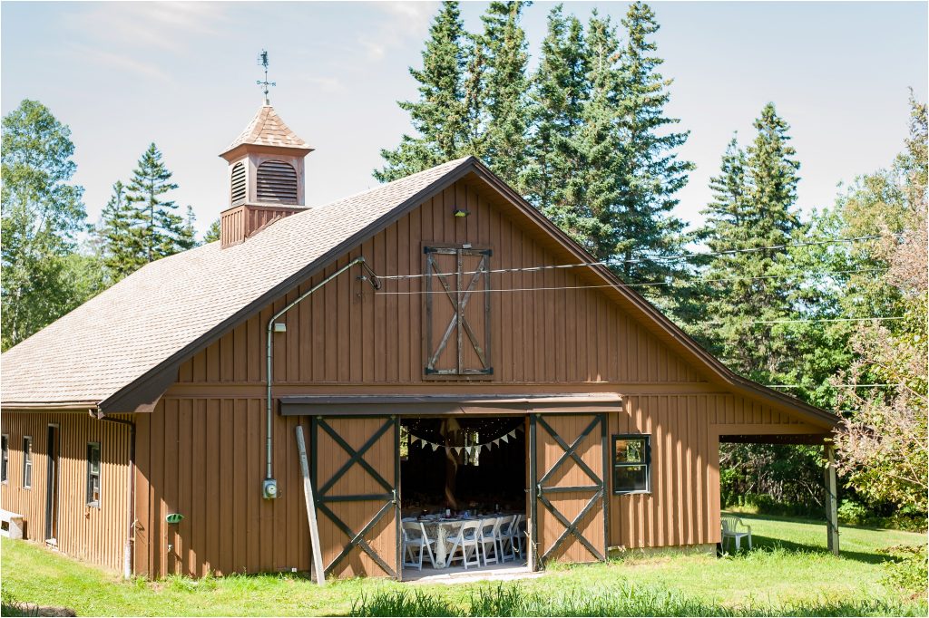 Bay of Fundy Nova Scotia Wedding, photo of barn reception