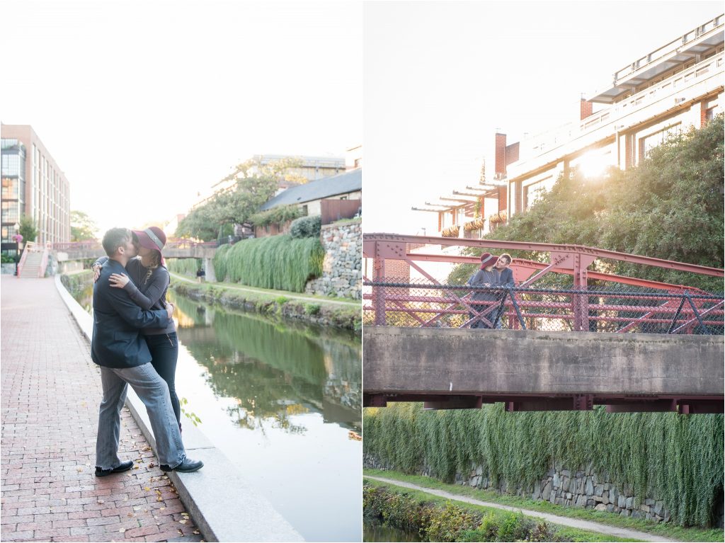 Georgetown Canal Engagement Photos