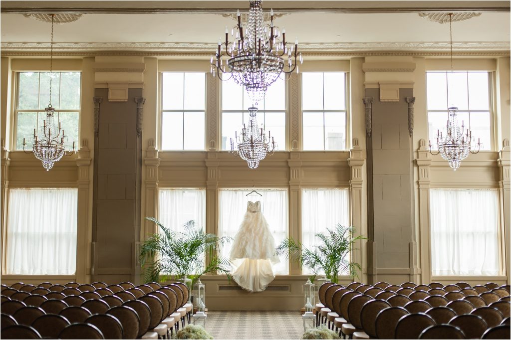 The John Marshall Ballroom with wedding dress Photo